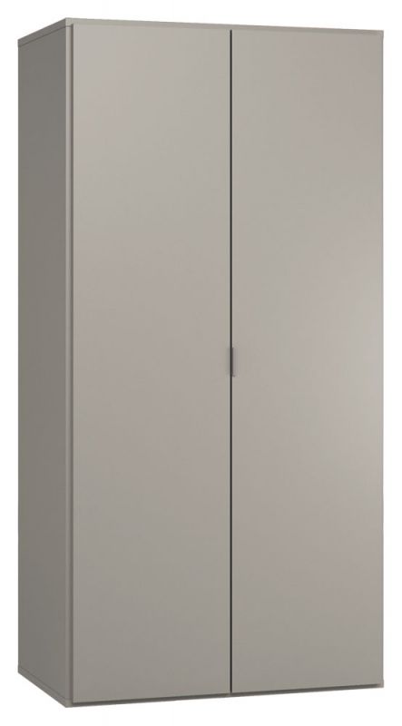 Armoire à portes battantes / armoire Bentos 13, couleur : gris - Dimensions : 187 x 93 x 57 cm (H x L x P)