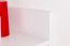 Chambre des jeunes - étagère suspendue / étagère murale Alard 08, couleur : blanc - Dimensions : 15 x 80 x 20 cm (h x l x p)