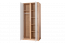 Armoire à portes battantes / penderie Faleula 08, Couleur : Chêne / Blanc - 196 x 90 x 53 cm (H x L x P)