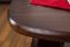 Table basse en pin massif, couleur noyer 005 - Dimensions 60 x 65 x 65 cm (H x L x P)