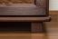 Armoire en bois de pin massif, couleur noix 012 - Dimensions 190 x 80 x 60 cm (H x L x P)