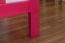 lit d'enfant / lit de jeune "Easy Premium Line" K8, 90 x 200 cm hêtre massif laqué rose