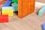 Lit enfant / lit junior en pin massif couleur chêne 96, avec sommier à lattes - 90 x 160 cm (L x l)