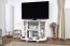 Meuble TV en pin massif blanc Junco 205 - Dimensions : 59 x 80 x 48 cm (H x L x P)