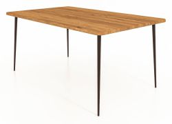 Table à manger Rolleston 06 | Bois massif de hêtre cœur huilé | 160 x 90 cm | Design premium