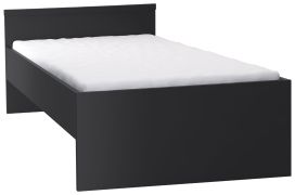 Lit enfant ou adolescent Marincho 79 noir | Surface de couchage 90 x 200 cm | Design moderne