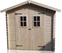 Abri de jardin Linz 3 - 2,26 x 2,78 mètres en madriers de 19 mm