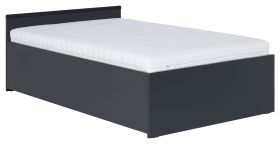 Lit enfant ou adolescent Marincho 78 | Noir | Couchage 120 x 200 cm | Design moderne et espace de rangement