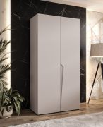 Armoire / 1 compartiment / Couleur : Cachemire / 1 tringle à vêtements / Fonction Soft-Close / 1 mètre de large / Poignées : Cachemire / Chants ABS / Dimensions : 100 x 52 x 202 cm