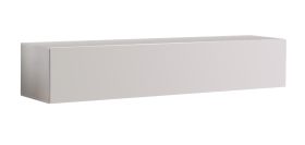 Meuble bas TV / Couleur : Cachemire / 1 porte basculante / Fonction Push-to-open / Dimensions : 160 x 40 x 30 cm / 3 compartiments / Design sobre