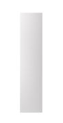 Porte pour armoire d'angle / Couleur : Blanc platine / Dimensions : 51 x 2 x 228 cm