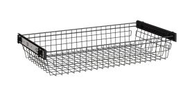Panier à linge / Set de 2 pièces / Extensible / Couleur : Anthracite / Dimensions : 93 x 46 x 16 cm