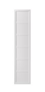 Porte pour armoire d'angle / Couleur : Blanc platine / Dimensions : 51 x 2 x 228 cm / Cadre décoratif