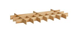 Organisateur de tiroirs / Couleur : Chêne / Dimensions : 90,5 x 44,5 x 6 cm