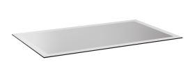 Étagère en verre / Couleur : Blanc / Dimensions : 99 x 55 x 0,6 cm