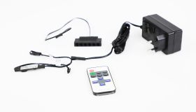 Adaptateur secteur / 36 W / Contrôlable par télécommande / Couleur : Noir / Câble de 2 m