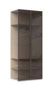 Module d'extension pour armoire / armoire à portes battantes Neiafu, couleur : cachemire, dimensions : 224 x 90 x 56