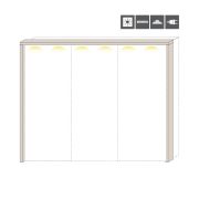 Cadre LED pour Armoire à portes coulissantes / Penderie Neiafu 95 et 96, couleur : cachemire