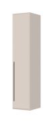 Armoire une porte Neiafu 85 | Cachemire | 3 étagères | Tringle | 224 x 47 x 56 cm | Finition haut de gamme