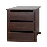 Tiroirs encastrables pour armoires / Couleur : Tabacco / Dimensions : 62 x 57 x 41 cm