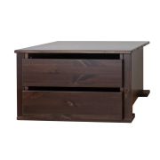 Tiroirs encastrables pour armoires / Couleur : Tabacco / Dimensions : 40 x 57 x 41 cm