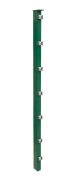 Poteaux de clôture Mod. P, Finition:  Revêtement vert, Pour hauteur de porte: 123 cm, Longueur: 170 cm, Points de fixation: 7