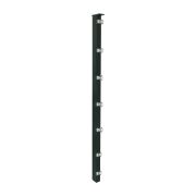 Poteau de clôture Mod. S, Finition: revêtement anthracite, Pour hauteur de clôture: 123 cm, Longeur: 170 cm, Points de fixation: 7