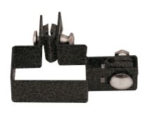 Équerre d'angle pour poteau mod. U, Couleur: noir antique