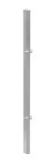 Poteaux de clôture Mod. U, Finition:   Galvanisé, Pour hauteur de porte: 183 cm, Longueur: 240 cm, Points de fixation: 4