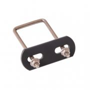 Kit de fixation en U , Finition : revêtement anthracite
