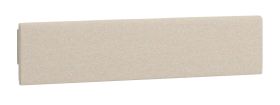 Tête de lit rembourée pour lit double Aegir 14 / 15 / 16, Couleur : Beige, Dimensions : 34 x 145 x 4 cm