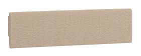 Tête de lit rembourée pour lit simple / lit d'appoint Aegir 32 / 33 / 34, Couleur : Marron, Dimensions : 34 x 105 x 4 cm