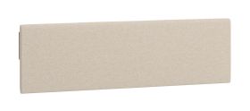 Tête de lit rembourée pour lit double Aegir 11 / 12 / 13, Couleur : Beige, Dimensions : 47,5 x 160 x 4 cm