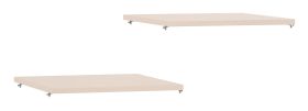 Tablette pour armoire à quatre portes / Jeu de 2 pièces / Couleur : Beige / 44 x 51 cm
