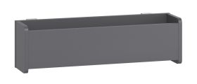 Étagère de lit / Couleur : Graphite / Dimensions : 70 x 17 x 20 cm / Espace de rangement pratique pour les petits objets