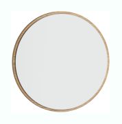 Miroir / Rond / Couleur : Chêne / 42 x 8 x 42 cm / Pour bureau 20
