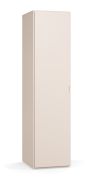 Armoire beige à portes battantes | Éclairage LED capteur de mouvement | 92,5 x 57 x 185 cm | Soft-Close