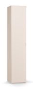 Armoire beige 5 compartiments | Fonction Soft-Close | 39 x 38 x 185 cm | 1 porte réversible | Poignée blanche