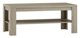 Table basse Lorengau 09 | Finition chêne Sonoma | 120 x 60 x 49 cm | Design moderne
