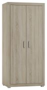 Armoire penderie Lorengau 33 | 2 portes | chêne Sonoma | 202 x 92 x 58 cm | Rangement optimisé
