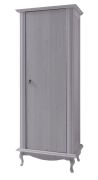 Armoire penderie 1 porte Bignona 03 | Pin blanc | 196 x 75 x 57 cm | Design rustique et élégant