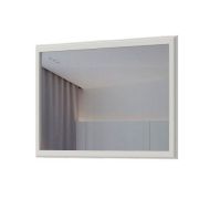 Miroir Falefa 11, couleur : ivoire - 75 x 125 x 4 cm (h x l x p)