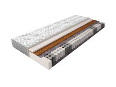 Matelas avec noyau à ressorts ensachés 022 - Dimensions : 90 x 200 cm, Hauteur : 14 cm