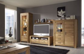 Salon complet - Ensemble A Balsa, 4 - parties, partiellement massif, Couleur : Nature
