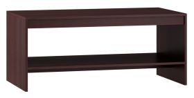 Table basse Tabubil 08 | Finition wengé | 115 x 60 x 50 cm | Grand espace de rangement