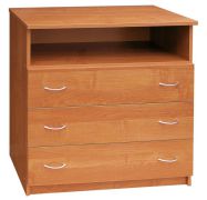 Commode Tandil 14 aulne | Design moderne | 3 tiroirs spacieux | 82 x 90 x 40 cm