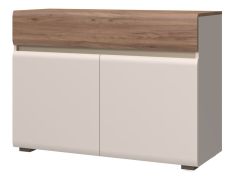Commode Papauta 20 | Cachemire & Chêne foncé | 86 x 118 x 45 cm | Design moderne