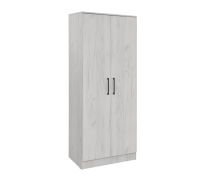Armoire penderie Sidonia 03 | Chêne blanc | 200 x 82 x 53 cm | Design moderne et pratique