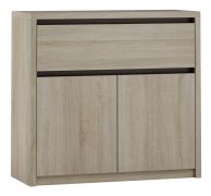 Commode Popondetta 05 | Chêne Sonoma | 88 x 95 x 38 cm | Rangement moderne et fonctionnel