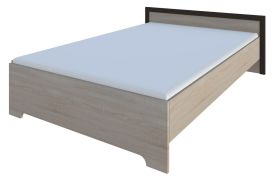Lit double Aitape 12 | Chêne Sonoma foncé/clair | 160 x 200 cm | Design moderne et chaleureux